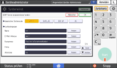 Abbildung Bedienfeld-Display