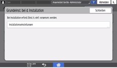 Abbildung Bedienfeld-Display