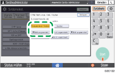 Abbildung Bedienfeld-Display
