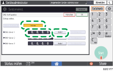 Abbildung Bedienfeld-Display