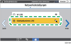 Abbildung Bedienfeld-Display