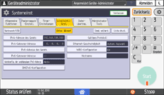 Abbildung Bedienfeld-Display