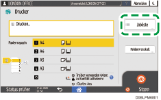 Abbildung Bedienfeld-Display