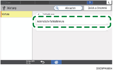 Abbildung Bedienfeld-Display