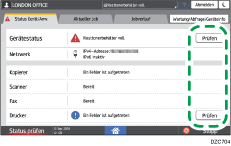 Abbildung Bedienfeld-Display