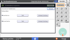 Abbildung Bedienfeld-Display