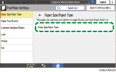 Εικόνα οθόνης πίνακα χειρισμού