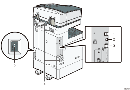 Main unit illustration numbered callout illustration