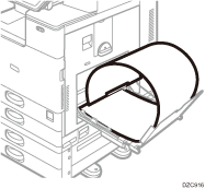 Bypass tray illustration