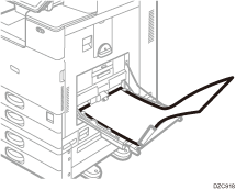 Bypass tray illustration