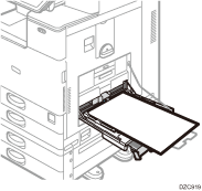 Bypass tray illustration