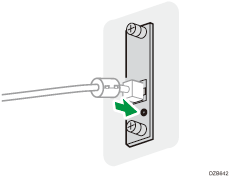 Illustration of Expanded USB Print Server Unit