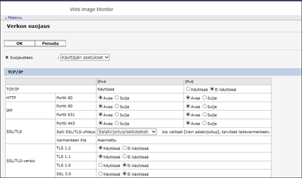 Selaimen näytön kuva