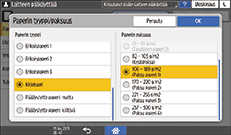 Käyttöpaneelin näyttö