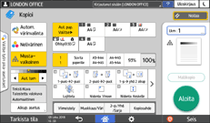 Käyttöpaneelin näyttö