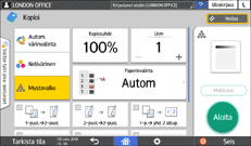 Käyttöpaneelin näyttö