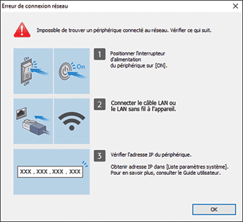 Illustration du programme d'installation du pilote