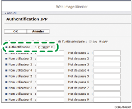 Illustration de l’écran du navigateur Web