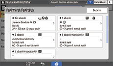 A kezelőpanel ismertetése