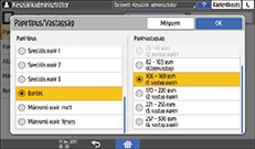 A kezelőpanel ismertetése