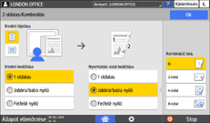 A kezelőpanel ismertetése