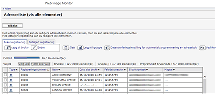 Skjermillustrasjon for nettleser