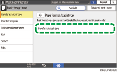 Illustrasjon av betjeningspanelet