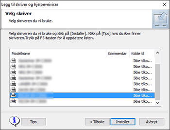 Illustrasjon av driverinstallasjon