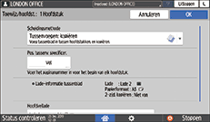 Afbeelding van bedieningspaneel