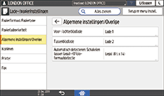 Afbeelding van bedieningspaneel