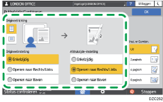 Afbeelding van bedieningspaneel