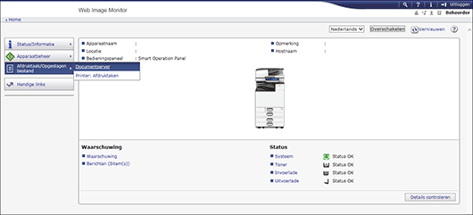Afbeelding internetbrowserscherm