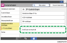 Afbeelding van bedieningspaneel