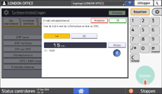 Afbeelding van bedieningspaneel