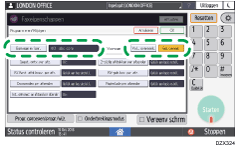 Afbeelding van bedieningspaneel