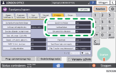 Afbeelding van bedieningspaneel