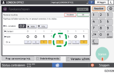 Afbeelding van bedieningspaneel