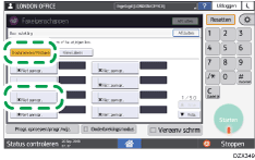 Afbeelding van bedieningspaneel