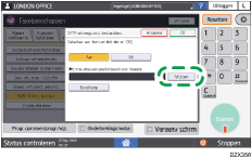 Afbeelding van bedieningspaneel