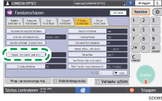 Afbeelding van bedieningspaneel