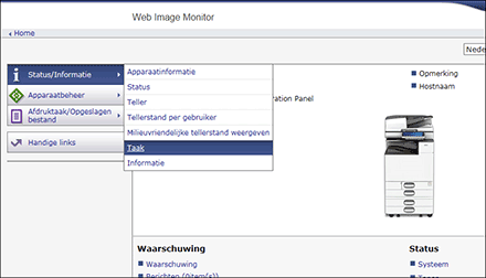 Afbeelding internetbrowserscherm