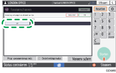 Afbeelding van bedieningspaneel
