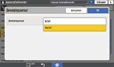 Afbeelding van bedieningspaneel