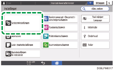 Afbeelding van bedieningspaneel