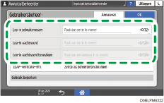Afbeelding van bedieningspaneel