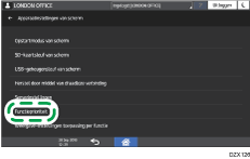 Afbeelding van bedieningspaneel