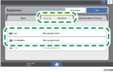 Afbeelding van bedieningspaneel