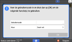 Afbeelding van bedieningspaneel