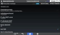 Afbeelding van bedieningspaneel