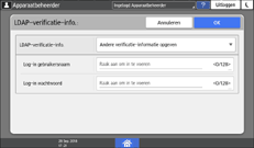 Afbeelding van bedieningspaneel